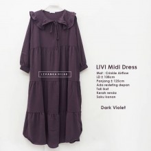 LIVI-020 LIVI Midi Dress Crinkle Airflow